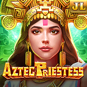 Aztec Priestess tile with temple art