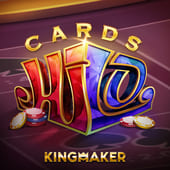 Cards Hi Lo tile with up and down arrows