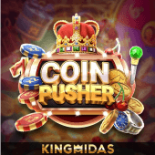 Coin Pusher tile with falling coins