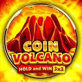 Coin Vilcano Hold and Win tile with volcano