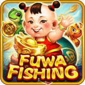 Fuwa Fishing tile with doll mascots