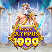 Gates of Olympus 1000 tile with zeus