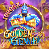 Golden Genie tile with lamp genie