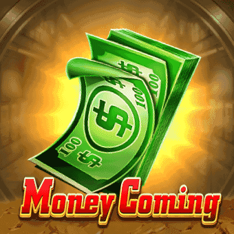 Money Coming slot tile with cash theme