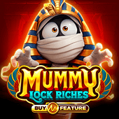 Mummy Lock Riches tile with sarcophagus